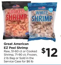 Food 4 Less Great American EZ Peel Shrimp offer