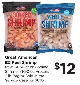 Food 4 Less Great American EZ Peel Shrimp offer
