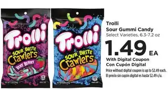 Food 4 Less Trolli Sour Gummi Candy offer