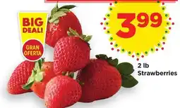 Food 4 Less 2 lb Strawberries offer