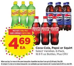 Food 4 Less Coca-Cola, Pepsi or Squirt offer