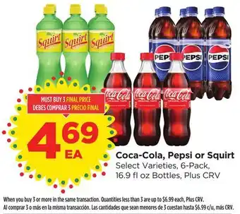 Food 4 Less Coca-Cola, Pepsi or Squirt offer