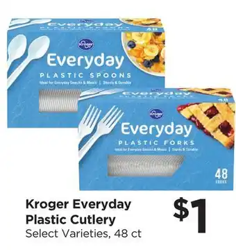 Food 4 Less Kroger Everyday Plastic Cutlery offer