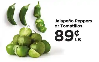 Food 4 Less Jalapeño Peppers or Tomatillos offer