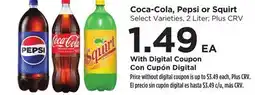 Food 4 Less Coca-Cola, Pepsi or Squirt offer