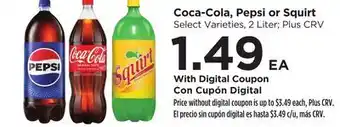 Food 4 Less Coca-Cola, Pepsi or Squirt offer