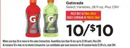 Food 4 Less Gatorade offer