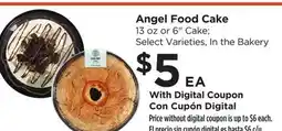 Food 4 Less Angel Food Cake offer