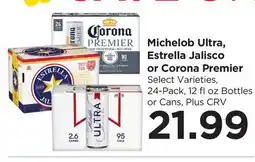 Food 4 Less Michelob Ultra, Estrella Jalisco or Corona Premier offer