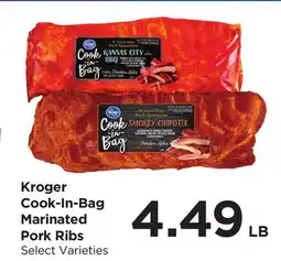 Food 4 Less Kroger Cook-In-Bag Marinated Pork Ribs offer