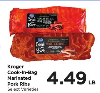Food 4 Less Kroger Cook-In-Bag Marinated Pork Ribs offer