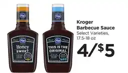 Food 4 Less Kroger Barbecue Sauce offer