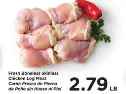 Food 4 Less Fresh Boneless Skinless Chicken Leg Meat offer