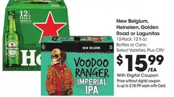 Ralphs New Belgium, Heineken, Golden Road or Lagunitas offer