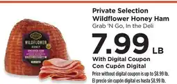 Food 4 Less Private Selection Wildflower Honey Ham offer