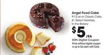 Ralphs Angel Food Cake offer