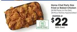 Ralphs Home Chef Party Size Fried or Baked Chicken offer