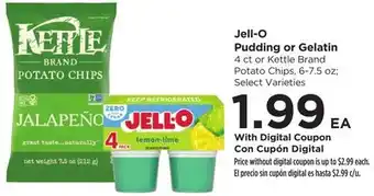 Food 4 Less Jell-O Pudding or Gelatin offer