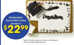 Ralphs Graduation Decorated Cake offer
