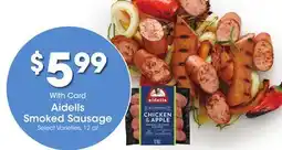 Ralphs Aidells Smoked Sausage offer