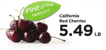 Food 4 Less California Red Cherries offer