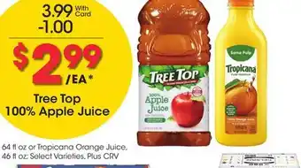 Ralphs Tree Top 100% Apple Juice offer
