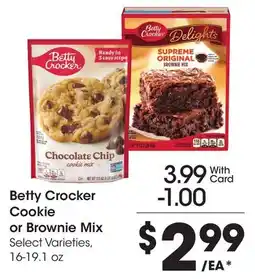 Ralphs Betty Crocker Cookie or Brownie Mix offer