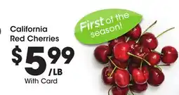 Ralphs California Red Cherries offer