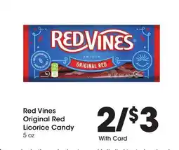 Ralphs Red Vines Original Red Licorice Candy offer