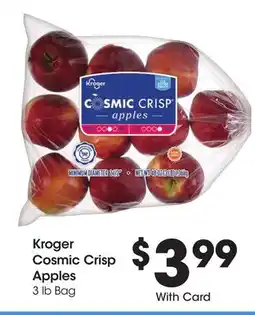 Ralphs Kroger Cosmic Crisp Apples offer