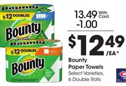 Ralphs Bounty Paper Towels offer