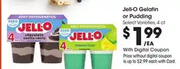 Ralphs Jell-O Gelatin or Pudding offer