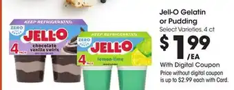 Ralphs Jell-O Gelatin or Pudding offer