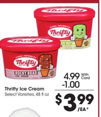 Ralphs Thrifty Ice Cream offer