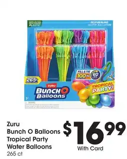 Ralphs Zuru Bunch O Balloons Tropical Party Water Balloons offer