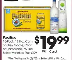 Ralphs Pacifico offer