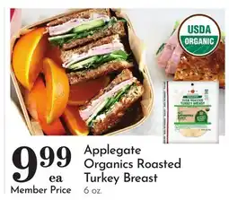Pavilions Applegate Organics Roasted Turkey Breast offer