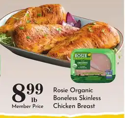 Pavilions Rosie Organic Boneless Skinless Chicken Breast offer