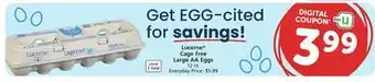 Vons Lucerne Cage Free Large AA Eggs offer