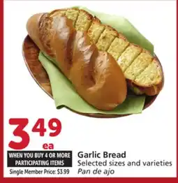 Vons Garlic Bread offer