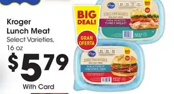 Ralphs Kroger Lunch Meat offer