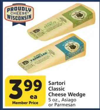 Vons Sartori Classic Cheese Wedge offer