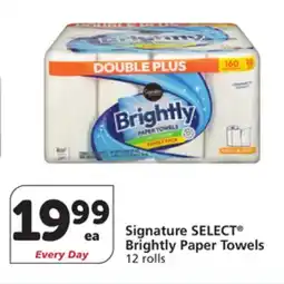 Vons Signature SELECT Brightly Paper Towels offer