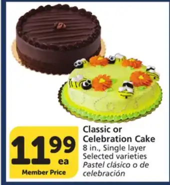 Albertsons Classic or Celebration Cake offer