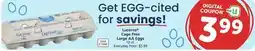 Albertsons Lucerne Cage Free Large AA Eggs offer