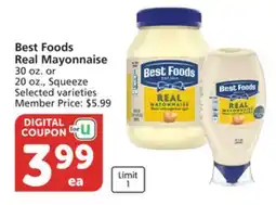 Albertsons Best Foods Real Mayonnaise offer