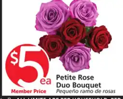 Albertsons Petite Rose Duo Bouquet offer