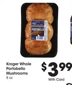 Ralphs Kroger Whole Portobello Mushrooms offer