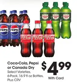 Ralphs Coca-Cola, Pepsi or Canada Dry offer