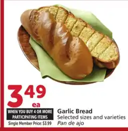 Albertsons Garlic Bread offer